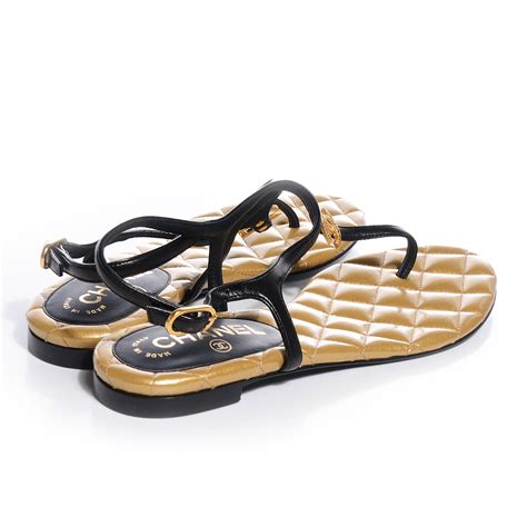 chanel sandals thong|Chanel Sandals On Sale .